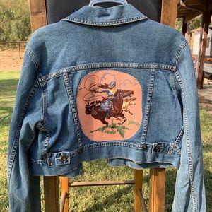 COWGIRL Denim Cropped Jacket